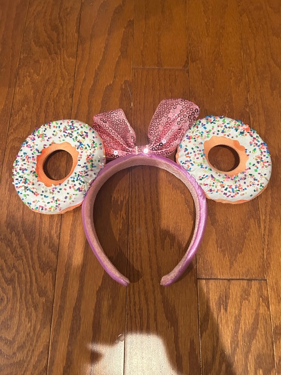 Disney Accessories - Disney  Donut Sprinkle Ears Headband with Bow
